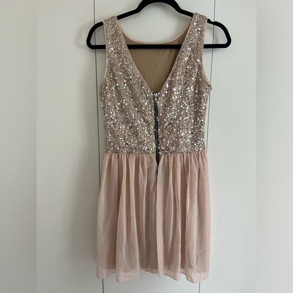 Formal sequin dress - Blush Pink - Picture 4 of 5